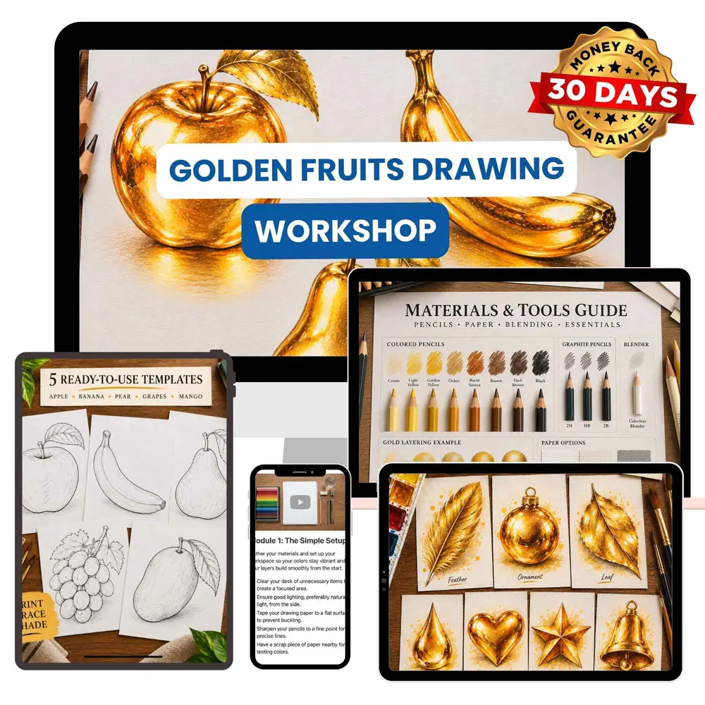 The Golden Fruits Drawing Workshop with all modules and bonuses